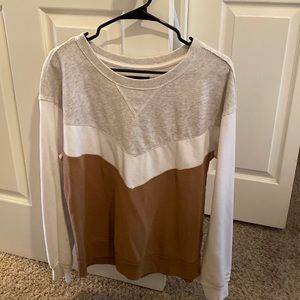 Abercrombie & Fitch Crew Neck Fleece Sweatshirt
